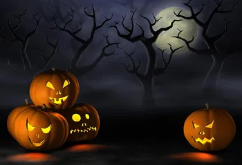 Night Full Moon Halloween Pumpkin Tree Scary backdrops Vinyl cloth High quality Computer print party background
Night Full Moon Halloween Pumpkin Tree Scary backdrops Vinyl cloth High quality Computer print party background