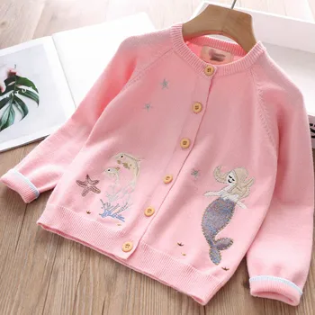 Cute Children Cardigan Girls Kids Knitted Sweater Mermaid Embroidery Children Clothing Kids Clothes Outfit Toddler Girl Sweater
Cute Children Cardigan Girls Kids Knitted Sweater Mermaid Embroidery Children Clothing Kids Clothes Outfit Toddler Girl Sweater