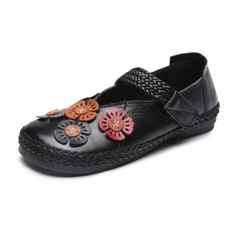 Spring Summer 2019 Mother Dermis Single Shoe Flat Sole Retro-antique Pregnant Women's Shoes Soft National Flower Magic
Spring Summer 2019 Mother Dermis Single Shoe Flat Sole Retro-antique Pregnant Women's Shoes Soft National Flower Magic