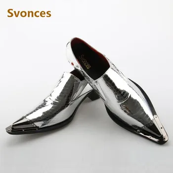 New Mens Dressing Shoes Luxury Silver Serpentine Breathable Designer Fashion Male Flats Gentleman Pointed Toe Zapatillas Hombre
New Mens Dressing Shoes Luxury Silver Serpentine Breathable Designer Fashion Male Flats Gentleman Pointed Toe Zapatillas Hombre