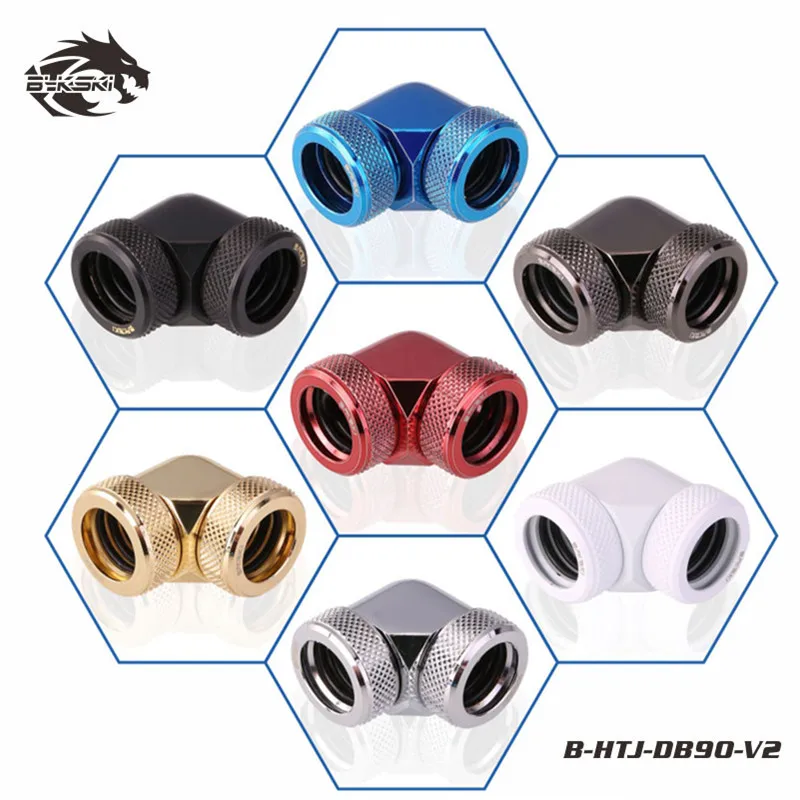 Bykski 90 Degree Dual Female Rotary Boutique Diamond pattern Fitting For G1/4X2 Hand Compression 14mm Rigid Tubing B-HTJ-DB90-V2
Bykski 90 Degree Dual Female Rotary Boutique Diamond pattern Fitting For G1/4X2 Hand Compression 14mm Rigid Tubing B-HTJ-DB90-V2