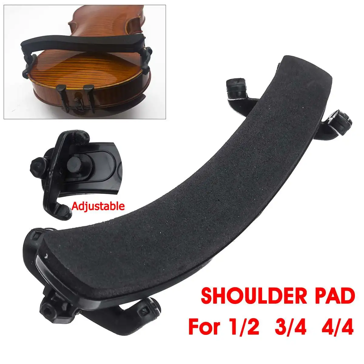 Adjustable Violin Soft Sponge Shoulder Chin Rest Support Cover Protector Pad For 1/2 3/4 4/4 Bridge Type Violin Fiddle Accessori
Adjustable Violin Soft Sponge Shoulder Chin Rest Support Cover Protector Pad For 1/2 3/4 4/4 Bridge Type Violin Fiddle Accessori