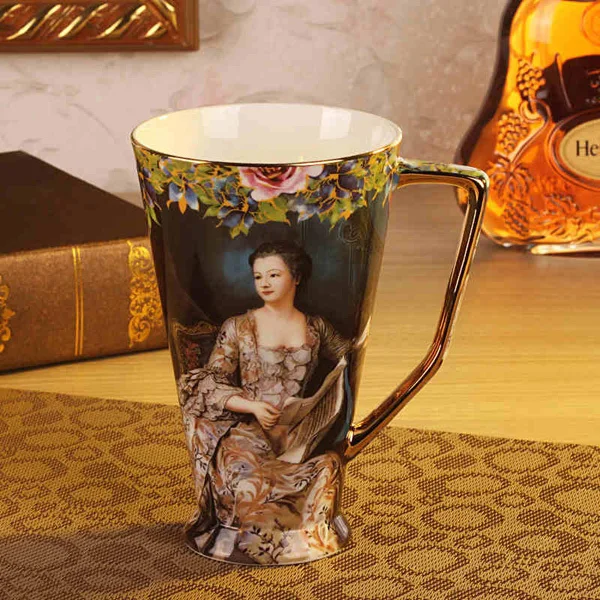 Top-grade Royal Bone China Cups And Mugs Vintage British Black Tea Cup Ceramic Coffee Mug -Oil Painting Empress Josephine
Top-grade Royal Bone China Cups And Mugs Vintage British Black Tea Cup Ceramic Coffee Mug -Oil Painting Empress Josephine