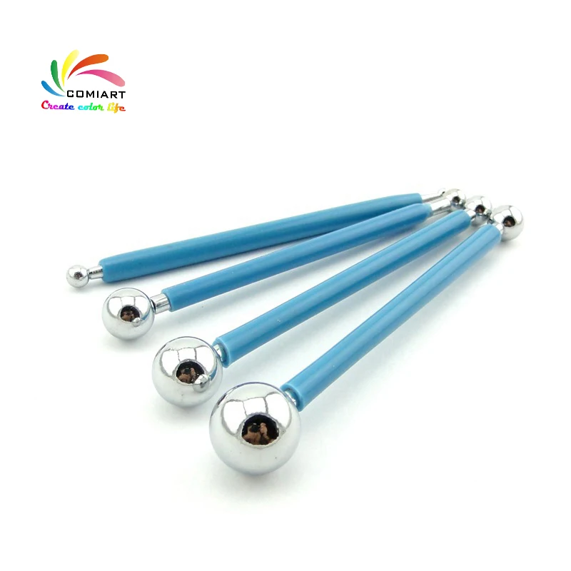 4PCS Set Ball Sphere Stylus Polymer Clay Tools Pottery Ceramics Doll Sculpting Modeling Tools Fondant Cake Kit
4PCS Set Ball Sphere Stylus Polymer Clay Tools Pottery Ceramics Doll Sculpting Modeling Tools Fondant Cake Kit