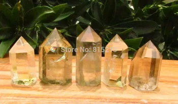 ddh00977 5 PCS AAA NATURAL CITRINE SMOKY QUARTZ CRYSTAL POINT Healing 
ddh00977 5 PCS AAA NATURAL CITRINE SMOKY QUARTZ CRYSTAL POINT Healing