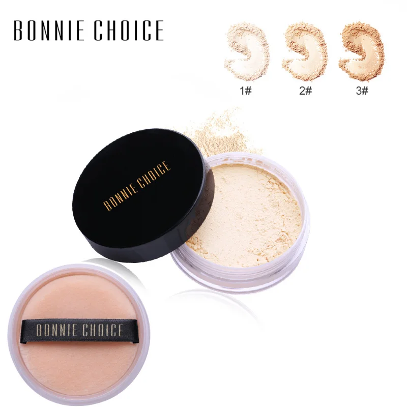 BONNIE CHOICE 3 Colors Smooth Loose Powder Makeup Finishing Powder Waterproof Cosmetic Oil Control Long Lasting with Puff
BONNIE CHOICE 3 Colors Smooth Loose Powder Makeup Finishing Powder Waterproof Cosmetic Oil Control Long Lasting with Puff