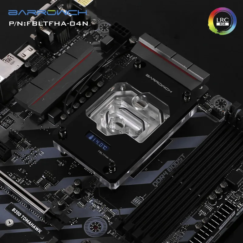 Barrowch FBLTFHA-04N AMD Ruilong AM4/AM3 platform Digital display CPU water cooling head
Barrowch FBLTFHA-04N AMD Ruilong AM4/AM3 platform Digital display CPU water cooling head