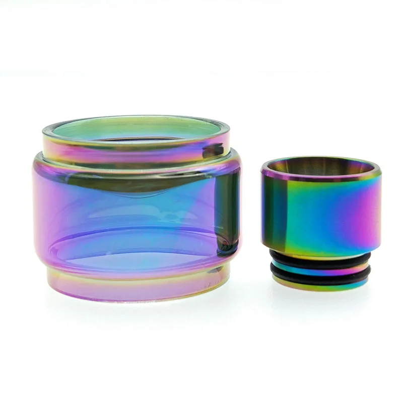 Replacement 6.5ML Rainbow Glass Tube With 810 SS Rainbow Drip Tip For IJUST 3 Ello Duro Atomizer TANK
Replacement 6.5ML Rainbow Glass Tube With 810 SS Rainbow Drip Tip For IJUST 3 Ello Duro Atomizer TANK