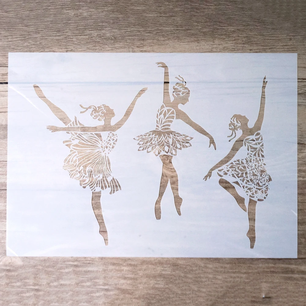 A4 A3 A2 DIY Craft Layering Ballerina Stencil For Walls Painting Scrapbooking Stamping Album Decorative Embossing Paper Card
A4 A3 A2 DIY Craft Layering Ballerina Stencil For Walls Painting Scrapbooking Stamping Album Decorative Embossing Paper Card