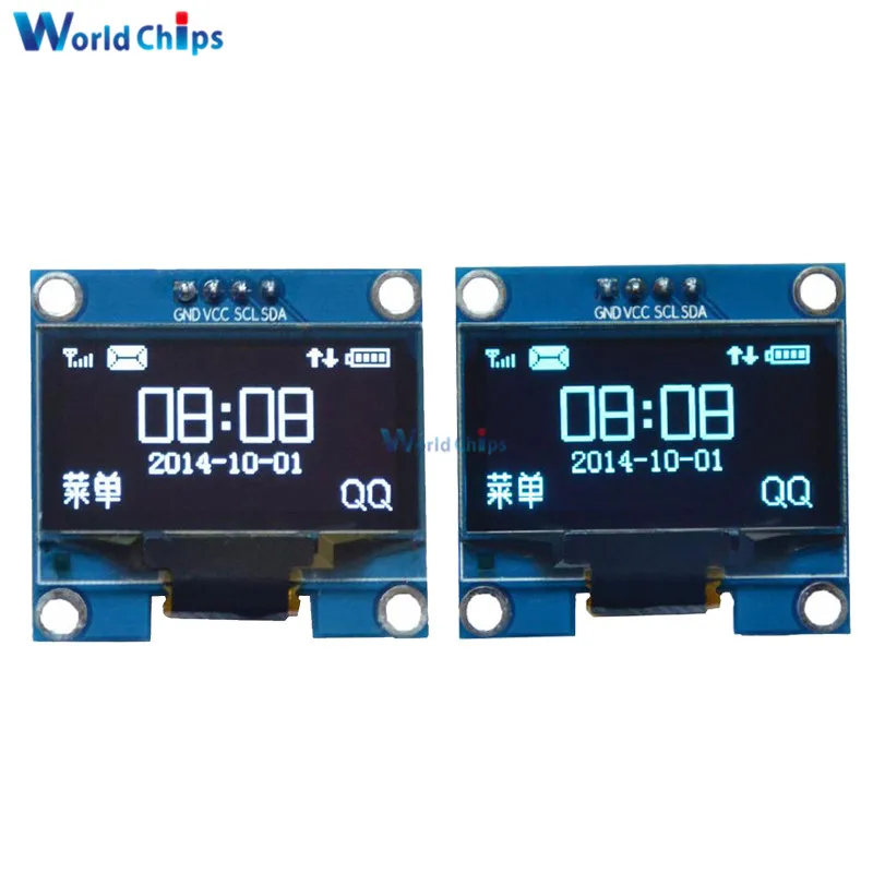 4PIN 1.3" OLED Module White/Blue Color 128X64 12864 1.3 Inch OLED LCD LED Display Module 1.3" IIC I2C Communicate For Arduino
4PIN 1.3" OLED Module White/Blue Color 128X64 12864 1.3 Inch OLED LCD LED Display Module 1.3" IIC I2C Communicate For Arduino