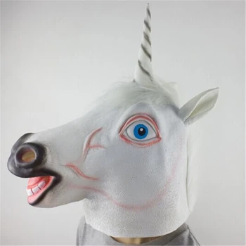 Unicorn Head Latex Mask Full Face Adult Breathable Halloween Masquerade Fancy Dress Party Cosplay Costume Lovely Animal Mask
Unicorn Head Latex Mask Full Face Adult Breathable Halloween Masquerade Fancy Dress Party Cosplay Costume Lovely Animal Mask