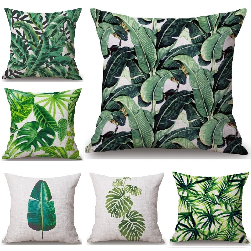 Tropical Cushion Cover Monstera Leaves Pattern Linen Throw Pillows Case Car Sofa Cover Decorative Pillowcase decorativos 45x45cm
Tropical Cushion Cover Monstera Leaves Pattern Linen Throw Pillows Case Car Sofa Cover Decorative Pillowcase decorativos 45x45cm