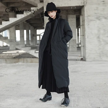 CamKemsey Fashion Black Thick Warm Down Cotton Padded Winter Coats Women Casual Stand Collar Loose Winter Long Jackets Parkas
CamKemsey Fashion Black Thick Warm Down Cotton Padded Winter Coats Women Casual Stand Collar Loose Winter Long Jackets Parkas