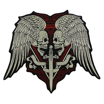Large Embroidery Skull Sword Patches Iron on Motorcycle Biker Badge Vest Jacket Back Applique 5pieces
Large Embroidery Skull Sword Patches Iron on Motorcycle Biker Badge Vest Jacket Back Applique 5pieces