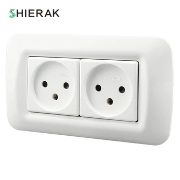 SHIERAK Dual Israel Standard Power Socket Israel Type Wall Socket 16A 250V 140*80mm
SHIERAK Dual Israel Standard Power Socket Israel Type Wall Socket 16A 250V 140*80mm