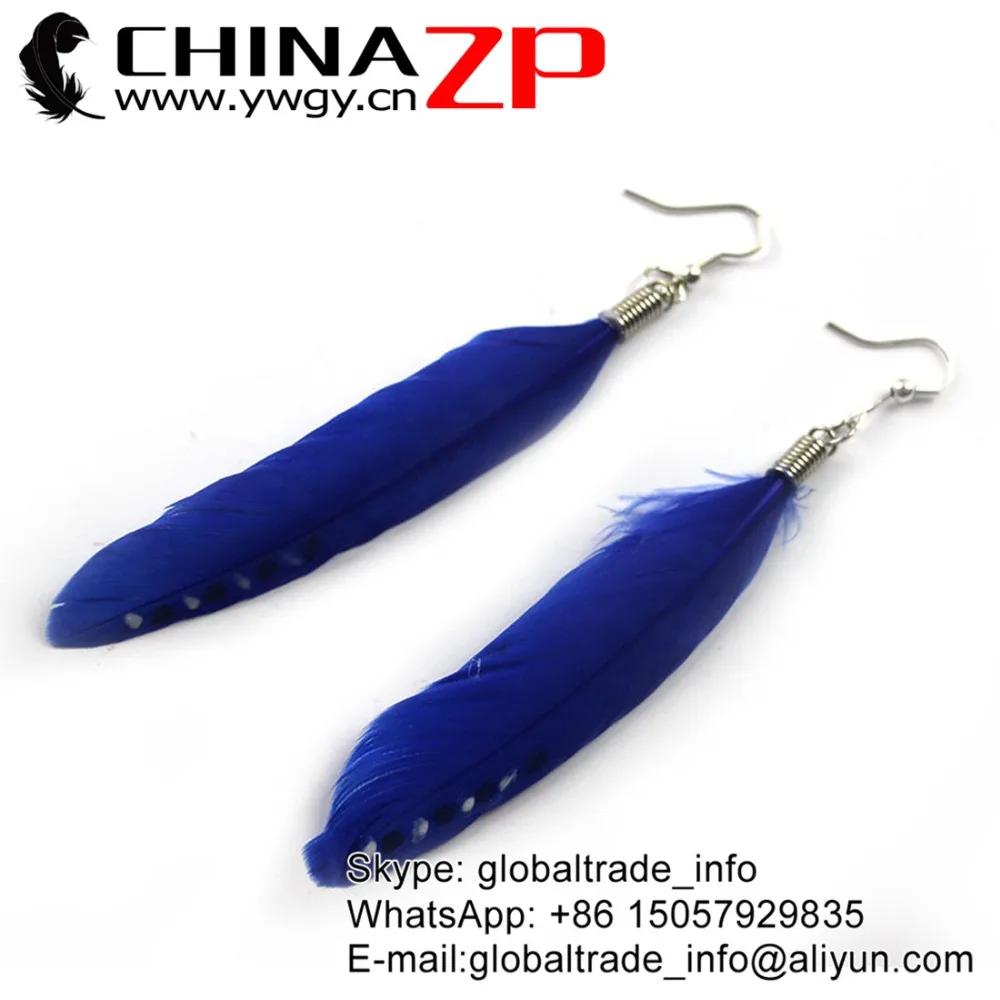 Yiwu ZP Crafts Co., ltd., высококачественные женские длинные серьги ручной работы в этническом стиле с окрашенными королевскими синими перьями утки
Yiwu ZP Crafts Co., ltd., высококачественные женские длинные серьги ручной работы в этническом стиле с окрашенными королевскими синими перьями утки