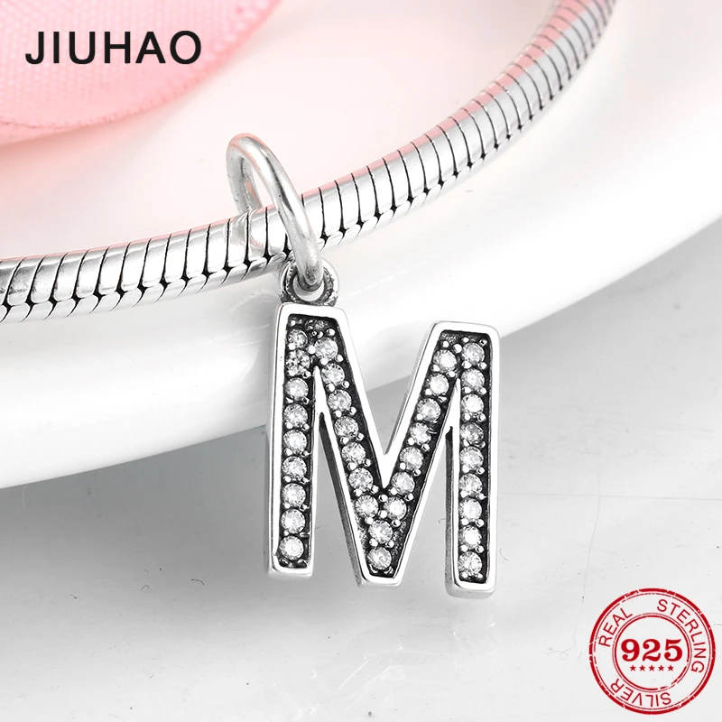 New 925 Sterling Silver Hollow Beads Letter M trendy Womens Accessories Fit Original Pandora Charms Bracelets Jewelry Making
New 925 Sterling Silver Hollow Beads Letter M trendy Womens Accessories Fit Original Pandora Charms Bracelets Jewelry Making