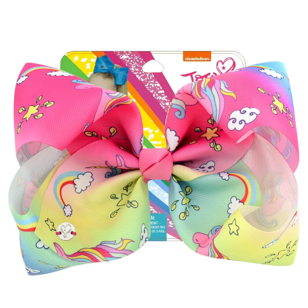 JOJO Siwa Hair Bow Hair Clips Large 8Inch Grosgrain Ribbon Kids Cheer Bow Print Unicorn Bows With Alligator Clips For Girls
JOJO Siwa Hair Bow Hair Clips Large 8Inch Grosgrain Ribbon Kids Cheer Bow Print Unicorn Bows With Alligator Clips For Girls