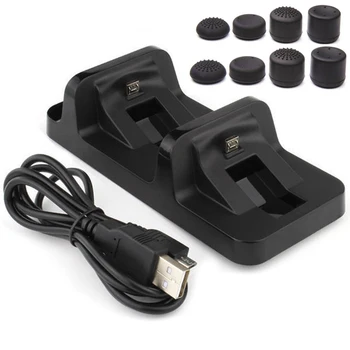 Dual Charging Dock Station Stand Charger+Enhanced Silicone Grip Cap Cover For Sony PlayStation 4 PS4 Pro PS4 Slim Controller
Dual Charging Dock Station Stand Charger+Enhanced Silicone Grip Cap Cover For Sony PlayStation 4 PS4 Pro PS4 Slim Controller