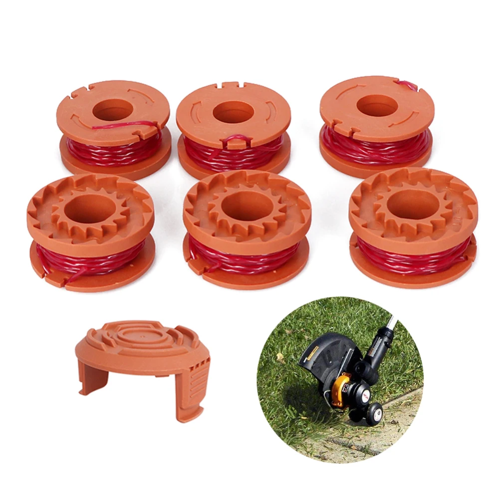 Hot 6+1 Pcs Replacement 10-Foot Grass Synthetic Trimmer/edger Spool Line Compatible Model Worx Wg180 Wg163 Wa0010 Power Tool
Hot 6+1 Pcs Replacement 10-Foot Grass Synthetic Trimmer/edger Spool Line Compatible Model Worx Wg180 Wg163 Wa0010 Power Tool