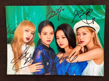 hand signed BLACKPINK autographed KILL THIS LOVE group photo 5*7 K-POP 4Y4 
hand signed BLACKPINK autographed KILL THIS LOVE group photo 5*7 K-POP 4Y4