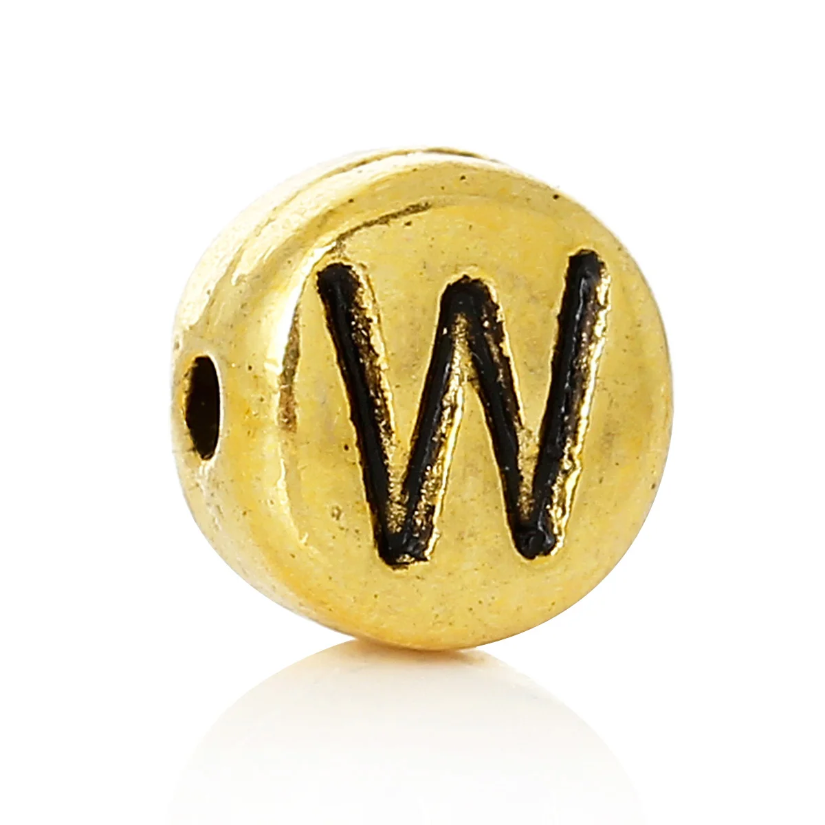 DoreenBeads Zinc metal alloy Spacer Beads Flat Round golden Tone Alphabet Pattern About 7mm(2/8") Dia, Hole:Approx 1.2mm, 7 PCs
DoreenBeads Zinc metal alloy Spacer Beads Flat Round golden Tone Alphabet Pattern About 7mm(2/8") Dia, Hole:Approx 1.2mm, 7 PCs