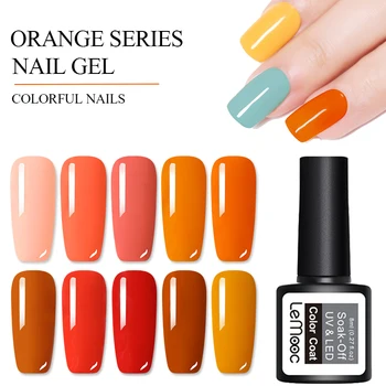 LEMOOC Orange Color Series Gel Nail Polish 8ML Semi Permanent Nail Art UV Gel varnish Soak-Off Top Coat Needs Gellak
LEMOOC Orange Color Series Gel Nail Polish 8ML Semi Permanent Nail Art UV Gel varnish Soak-Off Top Coat Needs Gellak