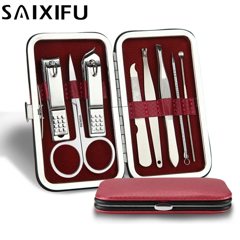 8pcs/Set Stainless Steel Nail Clipper Kit Professional Pedicure Scissors Tweezer Knife Ear Pick Manicure Set Nail Art Tools BT13
8pcs/Set Stainless Steel Nail Clipper Kit Professional Pedicure Scissors Tweezer Knife Ear Pick Manicure Set Nail Art Tools BT13