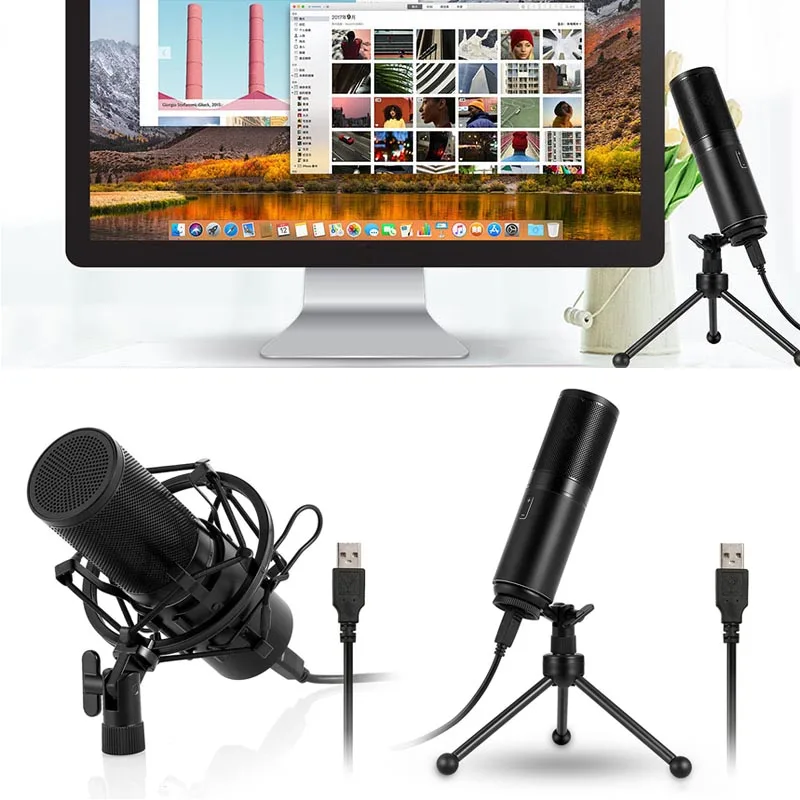Microphone LED Indicator Adjustable USB Interface For Interviews Recording Music DJA99
Microphone LED Indicator Adjustable USB Interface For Interviews Recording Music DJA99