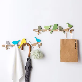 OTHERHOUSE Wall Hook Hanger Key Holder Hats Scarf Bag Key Storage Rack Shelf Coat Hanger Room Decoration 4Hooks Bird Shape
OTHERHOUSE Wall Hook Hanger Key Holder Hats Scarf Bag Key Storage Rack Shelf Coat Hanger Room Decoration 4Hooks Bird Shape