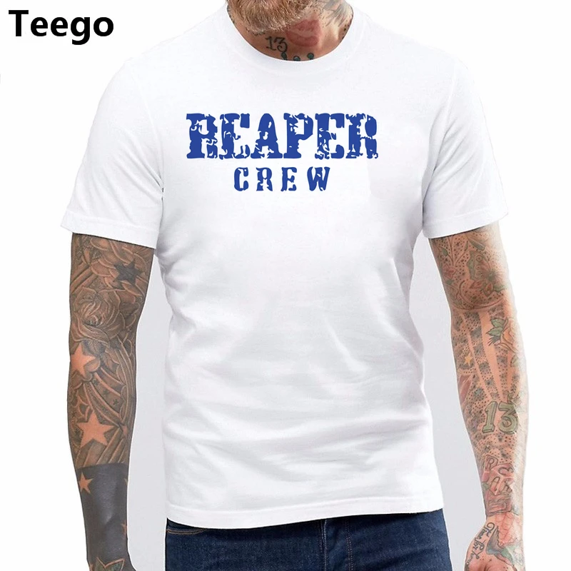 Men's Reaper Crew T-Shirt - SHOW TV SERIES GANG BIKES LEATHER GIFT PRESENT DVD Shirt Cotton Hight Quality Man T Shirt
Men's Reaper Crew T-Shirt - SHOW TV SERIES GANG BIKES LEATHER GIFT PRESENT DVD Shirt Cotton Hight Quality Man T Shirt