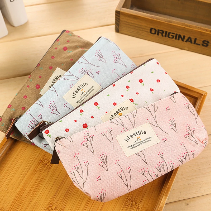 Cute School Pencil Case Kawai Canvas Pencilcase Cosmetic Bag Pencil Box Pen Pouch For Girls Bts Stationery Office Supplies
Cute School Pencil Case Kawai Canvas Pencilcase Cosmetic Bag Pencil Box Pen Pouch For Girls Bts Stationery Office Supplies