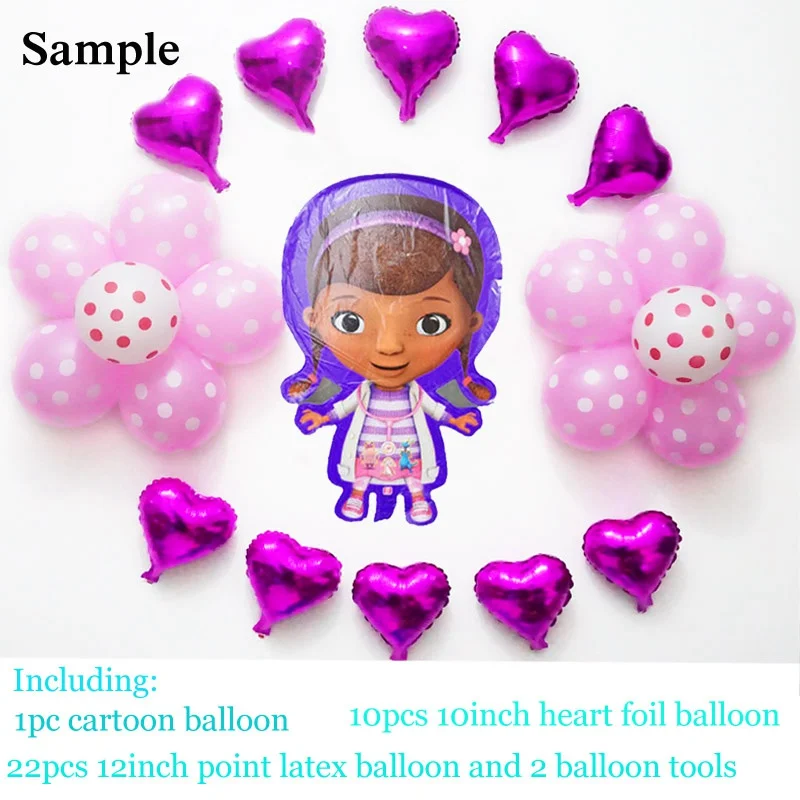 (23pcs/lot)Doc McStuffins balloons set include little toy doctor clinic foil balloons for girl birthday party ballon
(23pcs/lot)Doc McStuffins balloons set include little toy doctor clinic foil balloons for girl birthday party ballon