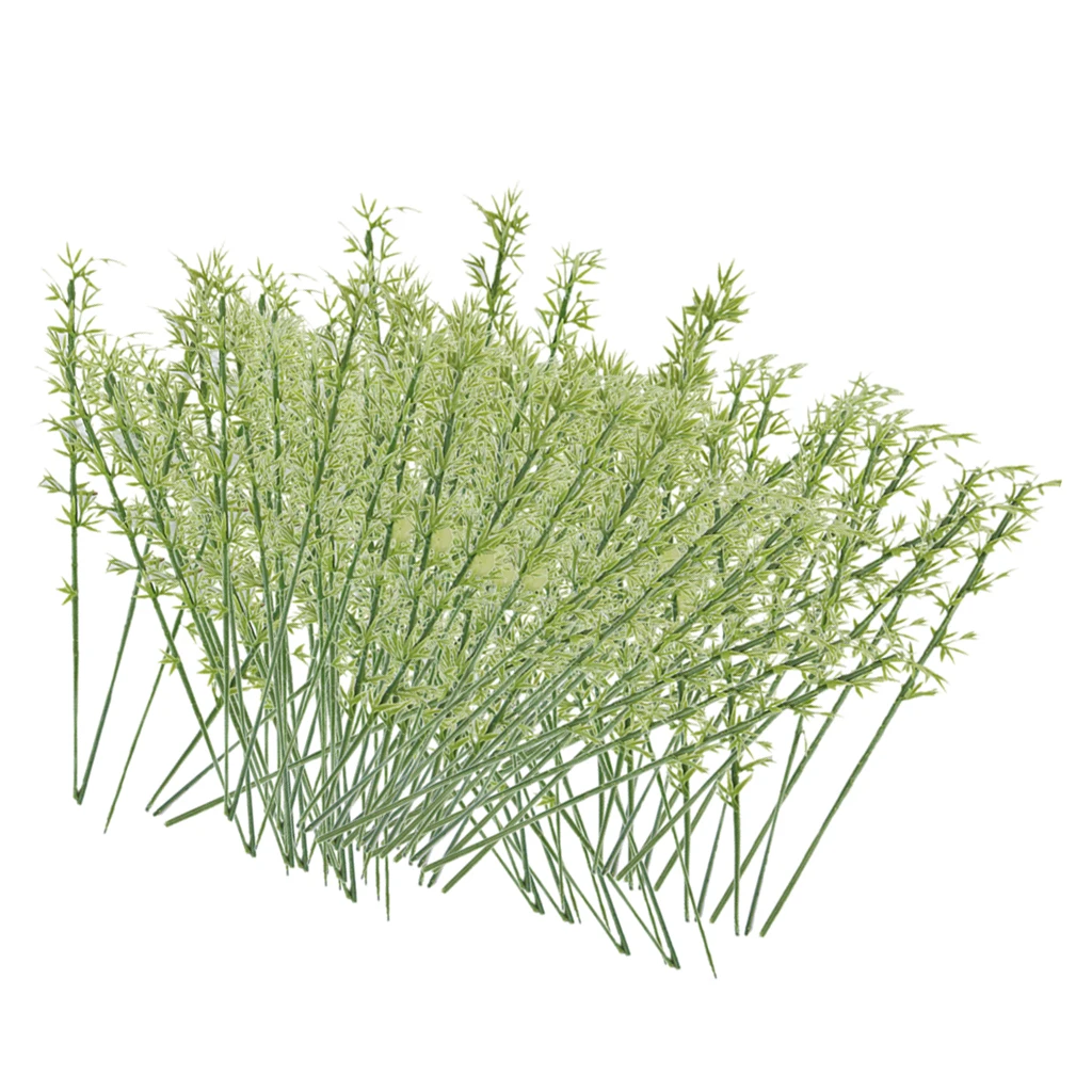 Scale Model Grass & Model Bamboo Trees 1:75 Model Tree for Diorama Wargame Accessories