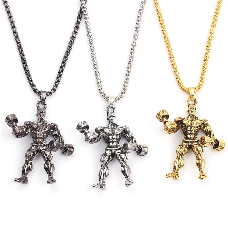 2019 Hot Dumbbell Weightlifting Pendant Fitness Necklace Bodybuilding Gym 3 Color Barbell Necklace Fitness Jewelry Wholesale
2019 Hot Dumbbell Weightlifting Pendant Fitness Necklace Bodybuilding Gym 3 Color Barbell Necklace Fitness Jewelry Wholesale