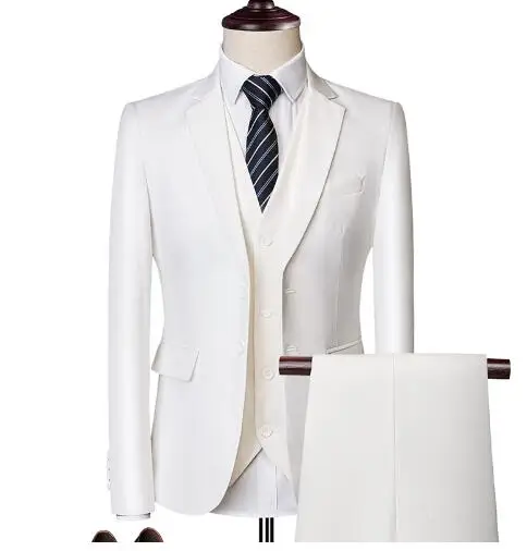Suit men 2019 spring and autumn high-end custom business blazers tuxedos three-piece multi-color boutique suit terno masculino
Suit men 2019 spring and autumn high-end custom business blazers tuxedos three-piece multi-color boutique suit terno masculino