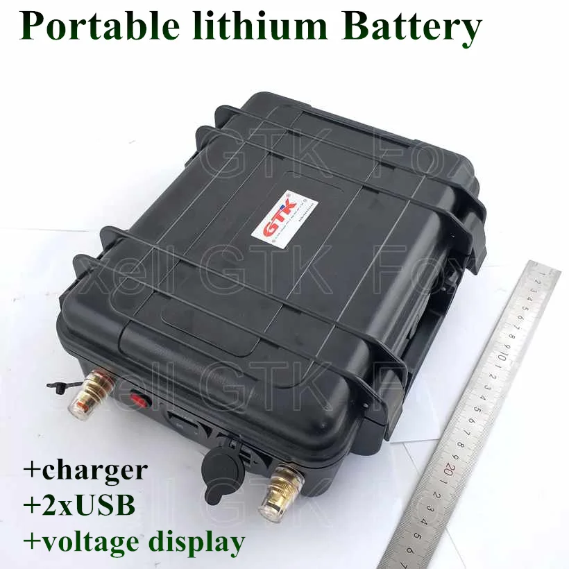 Lifepo4 15v 50ah lifepo4 battery pack 16v 50ah 5s lifepo 18.2v 60ah for Portable external camera flash Solar Power suitcase USB (4)