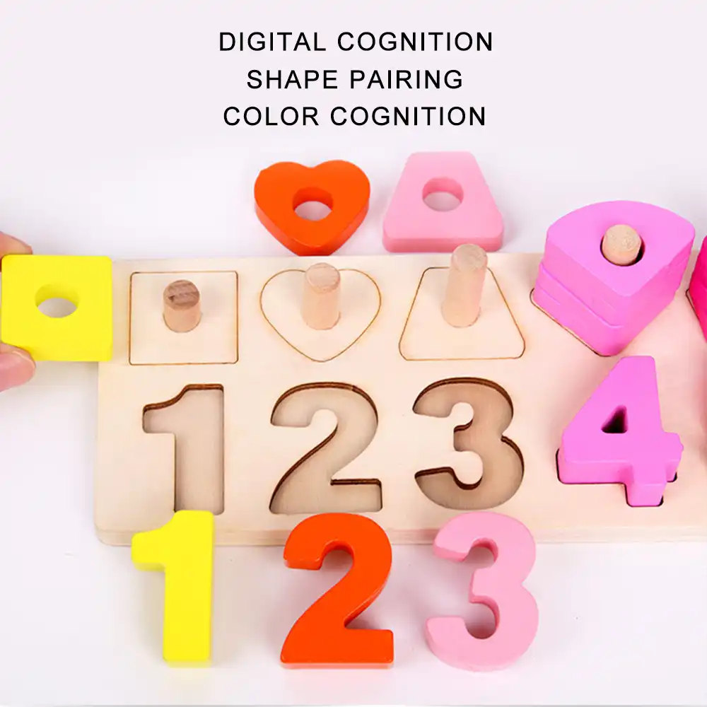 wooden montessori toys for children educational math toy