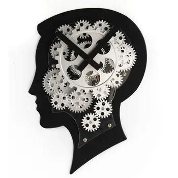 Brain Design Gear Clock ABS + Metal Wall Clock Quartz Movement Gear Clock Individuality
Brain Design Gear Clock ABS + Metal Wall Clock Quartz Movement Gear Clock Individuality