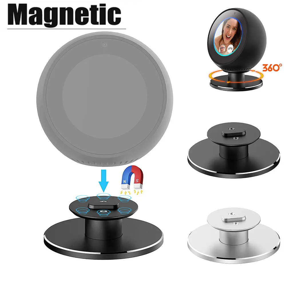360 Rotation Wall Bracket Stand Metal Base for Amazon Echo Spot Speakers Adjustable Aluminium Alloy Polished Accessories
360 Rotation Wall Bracket Stand Metal Base for Amazon Echo Spot Speakers Adjustable Aluminium Alloy Polished Accessories