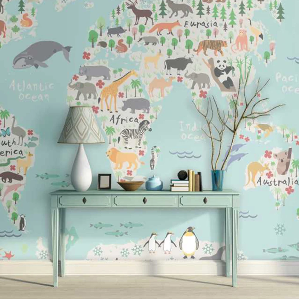Map of animals livingroom background 3D Wallpaper Mural Photowall 3d papel de pared PW1435730650
Map of animals livingroom background 3D Wallpaper Mural Photowall 3d papel de pared PW1435730650