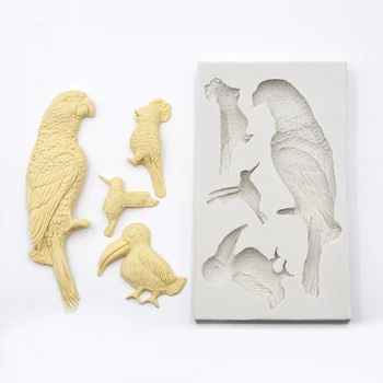 KLM Food Grade Lovely Tropical Birds Shape Fondant Cake Decorating Silicone Mold DIY Cake Baking Tools
KLM Food Grade Lovely Tropical Birds Shape Fondant Cake Decorating Silicone Mold DIY Cake Baking Tools