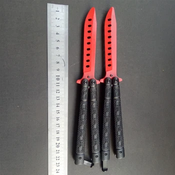 1pcs Stainless Steel Butterfly Shaping Knife Butterfly Set Foldable Black Handle Red Blade Chain Butterfly Sickle
1pcs Stainless Steel Butterfly Shaping Knife Butterfly Set Foldable Black Handle Red Blade Chain Butterfly Sickle