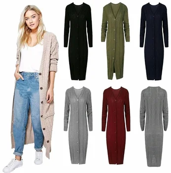 ZOGAA Winter Women Cardigans Ladies Cotton Long Sleeve Solid Color Cardigan Female Casual 6 Button V Neck Knitted Sweaters 2019
ZOGAA Winter Women Cardigans Ladies Cotton Long Sleeve Solid Color Cardigan Female Casual 6 Button V Neck Knitted Sweaters 2019
