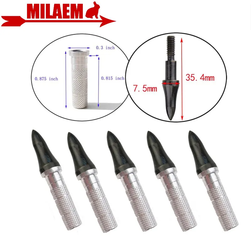 12/24pcs Archery 75Gr Arrowhead Target Point Broadhead With Aluminum Insert For ID6.2mm Arrow Shaft Hunting Shooting Accessories
12/24pcs Archery 75Gr Arrowhead Target Point Broadhead With Aluminum Insert For ID6.2mm Arrow Shaft Hunting Shooting Accessories