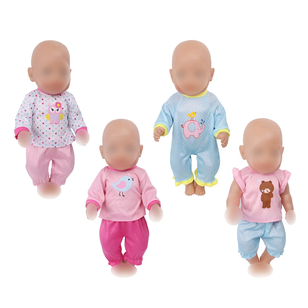 Doll clothes many style jumpsuits pants 43 cm baby doll pajamas suit fit 18 inch Girl dolls clothing accessories f620
Doll clothes many style jumpsuits pants 43 cm baby doll pajamas suit fit 18 inch Girl dolls clothing accessories f620