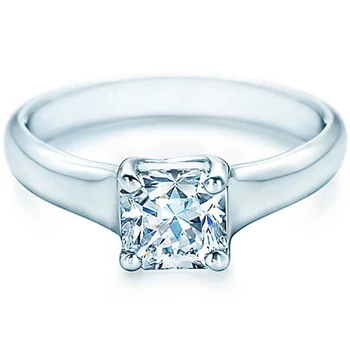 1 Carat Genuine White Gold Four Prongs Prevalent Fine Diamond Anniversary Ring For Women Perfect Design Jewelry For Female
1 Carat Genuine White Gold Four Prongs Prevalent Fine Diamond Anniversary Ring For Women Perfect Design Jewelry For Female