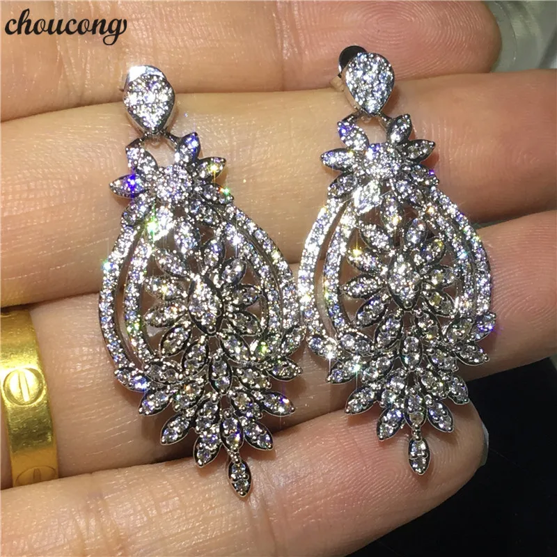 Женские серьги в форме капель choucong серебряные ааааа | Украшения и аксессуары