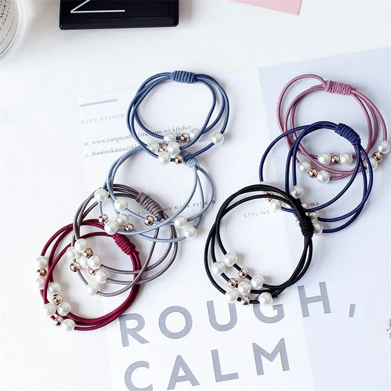1 pc Fashion Female Korean Pearls Hair Accessories Three Layers Elastic Hair Bands Female Simple Design Beauty Hair Gum Headwear
1 pc Fashion Female Korean Pearls Hair Accessories Three Layers Elastic Hair Bands Female Simple Design Beauty Hair Gum Headwear