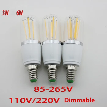 6pcs/lot Dimmable 3W 6W E27/E14 LED filament bulb light Energy Saving LED filament lamp Epistar chandelier lamp AC110 / 240V
6pcs/lot Dimmable 3W 6W E27/E14 LED filament bulb light Energy Saving LED filament lamp Epistar chandelier lamp AC110 / 240V